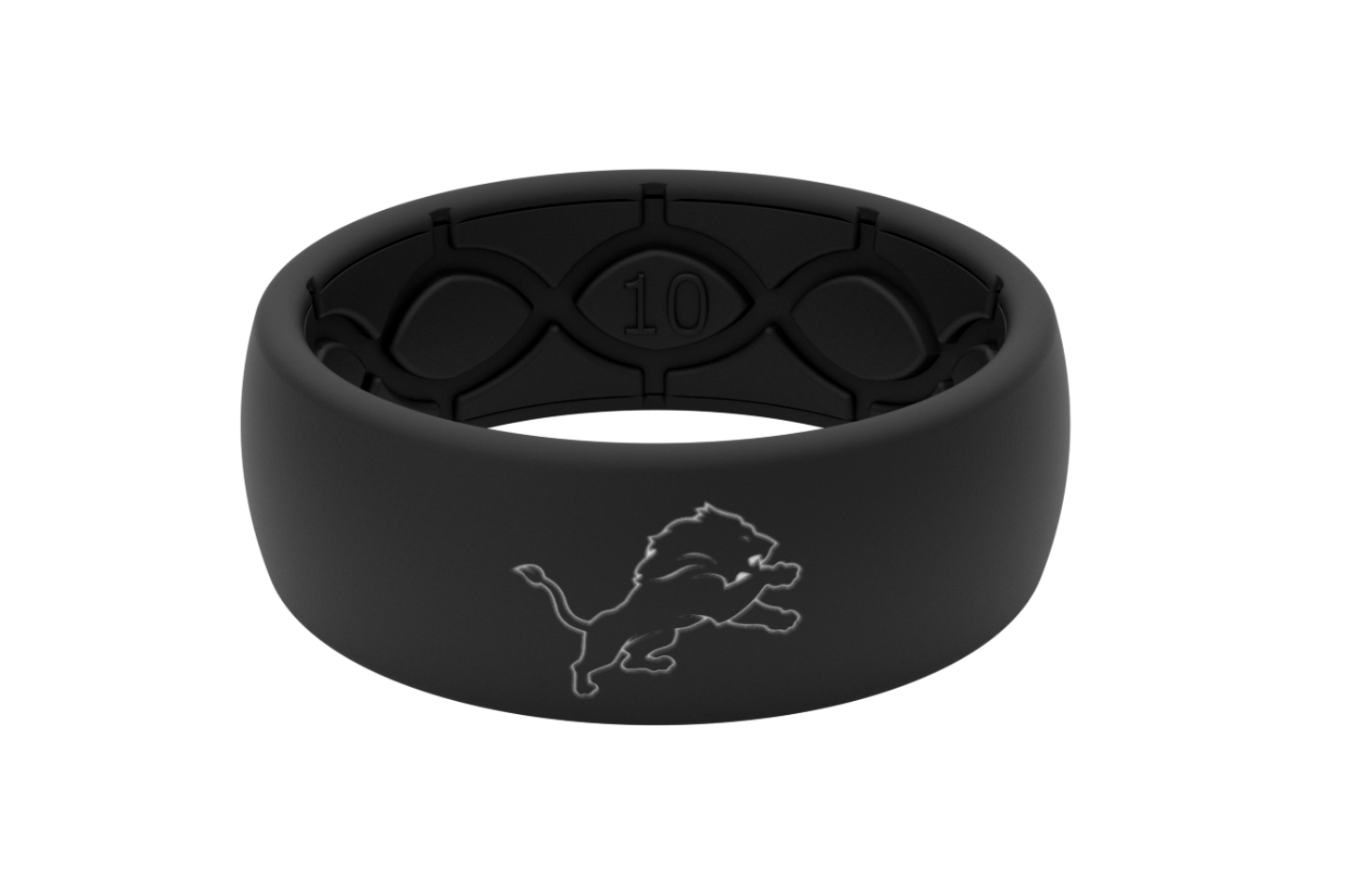 Original NFL Detroit Lions Black - Groove Life Silicone Wedding Rings