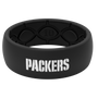 Original NFL Green Bay Packers Black - Groove Life Silicone Wedding Rings
