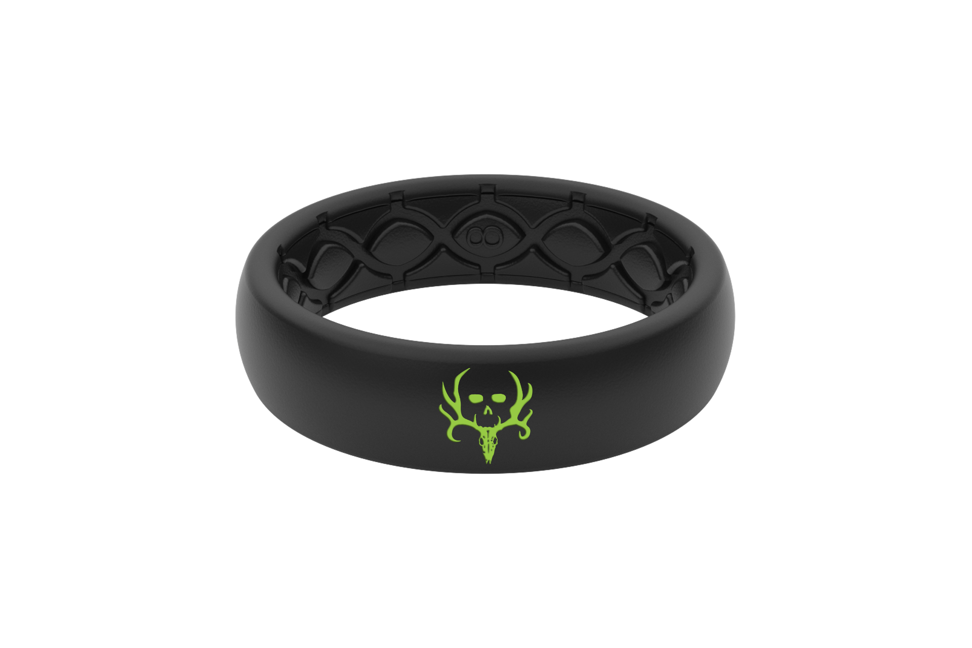 Bone Collector Midnight Black Thin Ring