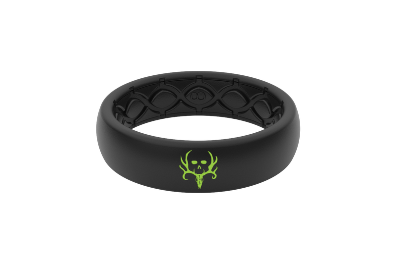 Thin Bone Collector Midnight Black  viewed front on