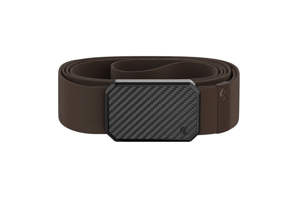 Groove Belt Carbon Fiber/Brown Groove Life