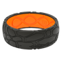 Kryptek Dimension Black and Orange ring viewed front on