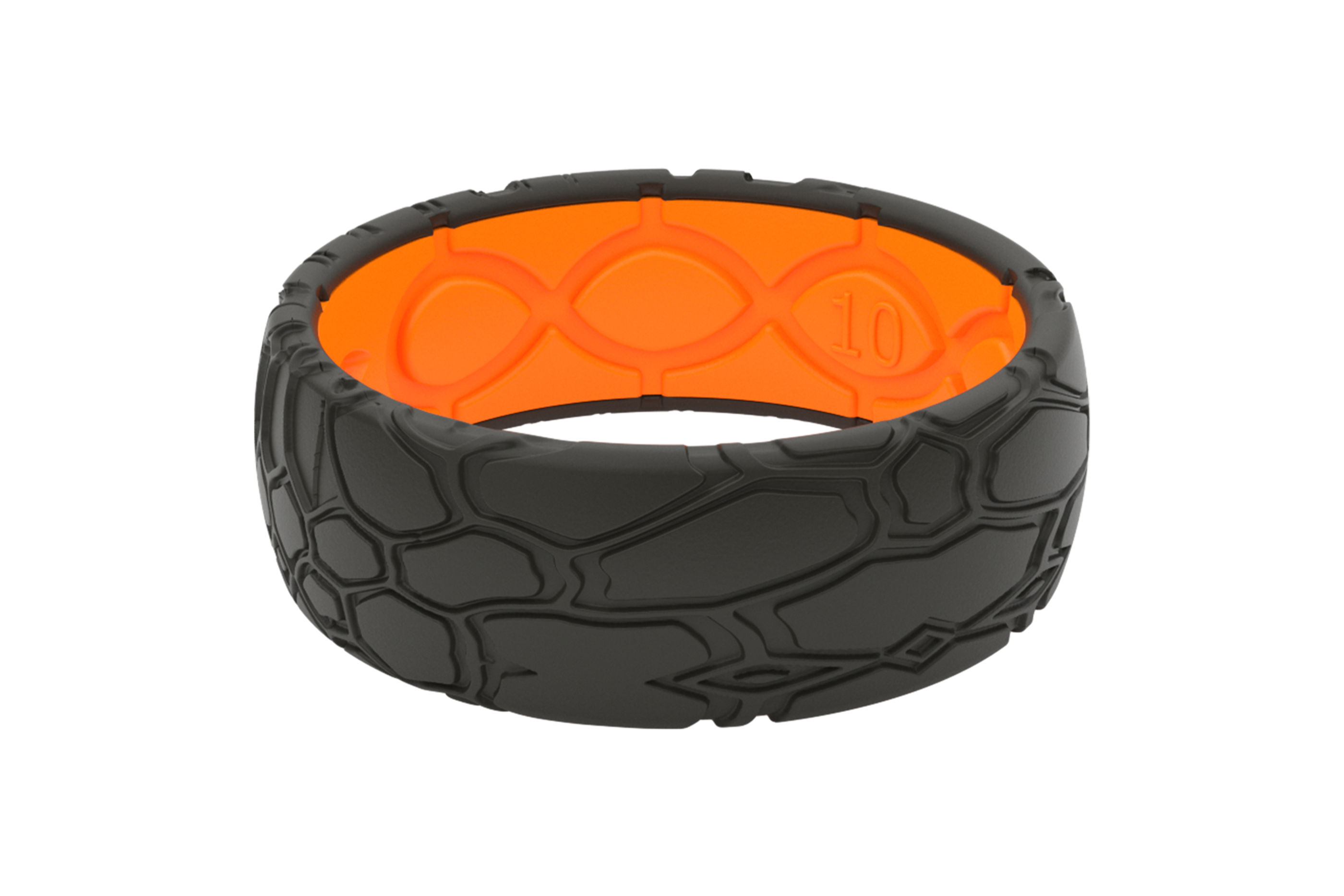 Kryptek 3D Midnight Black Orange Ring Groove Life