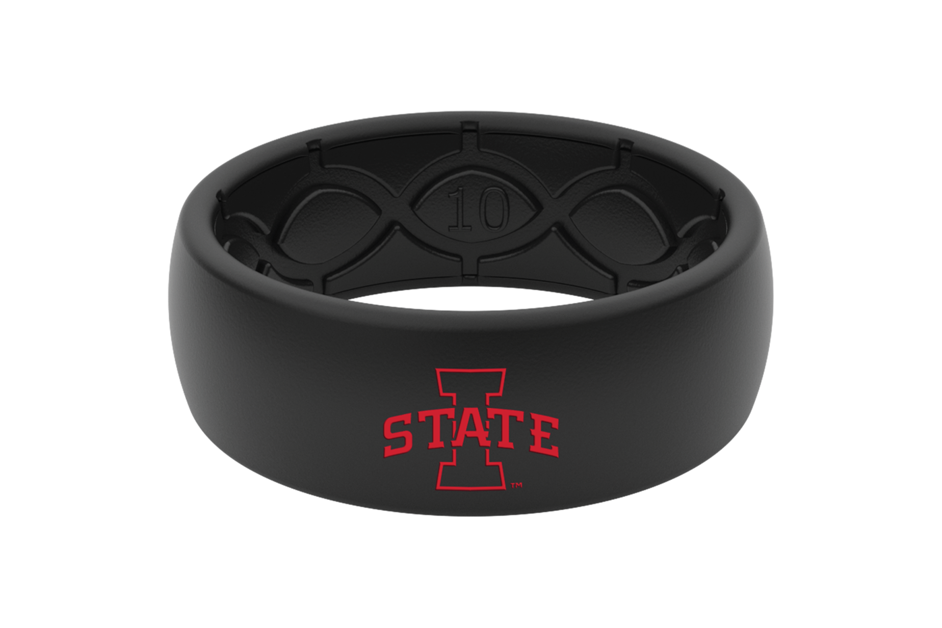 Iowa state black and color ring view 1 PNG