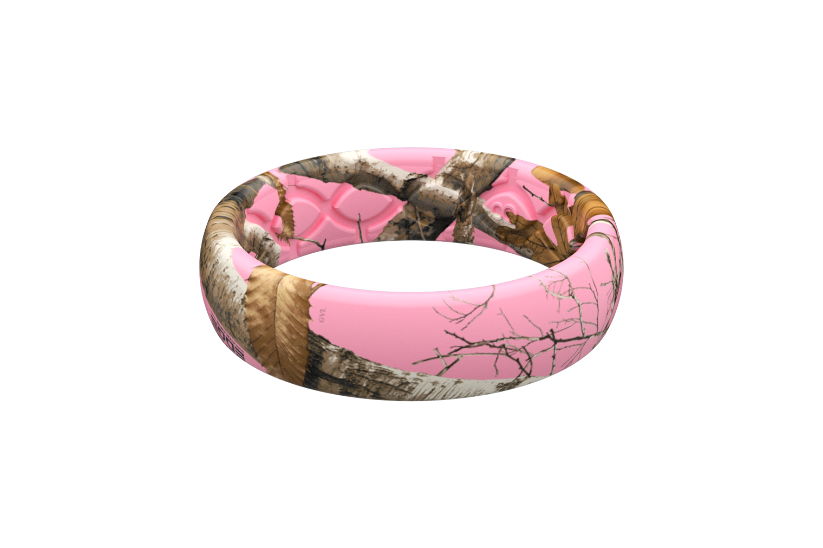 Pink camo silicone ring deals