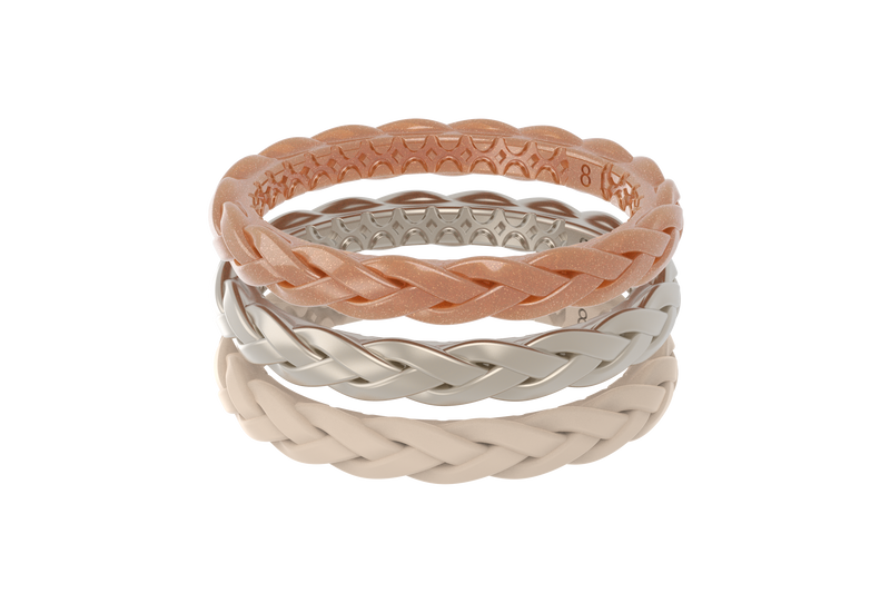 Mirage - Stackable Ring front view