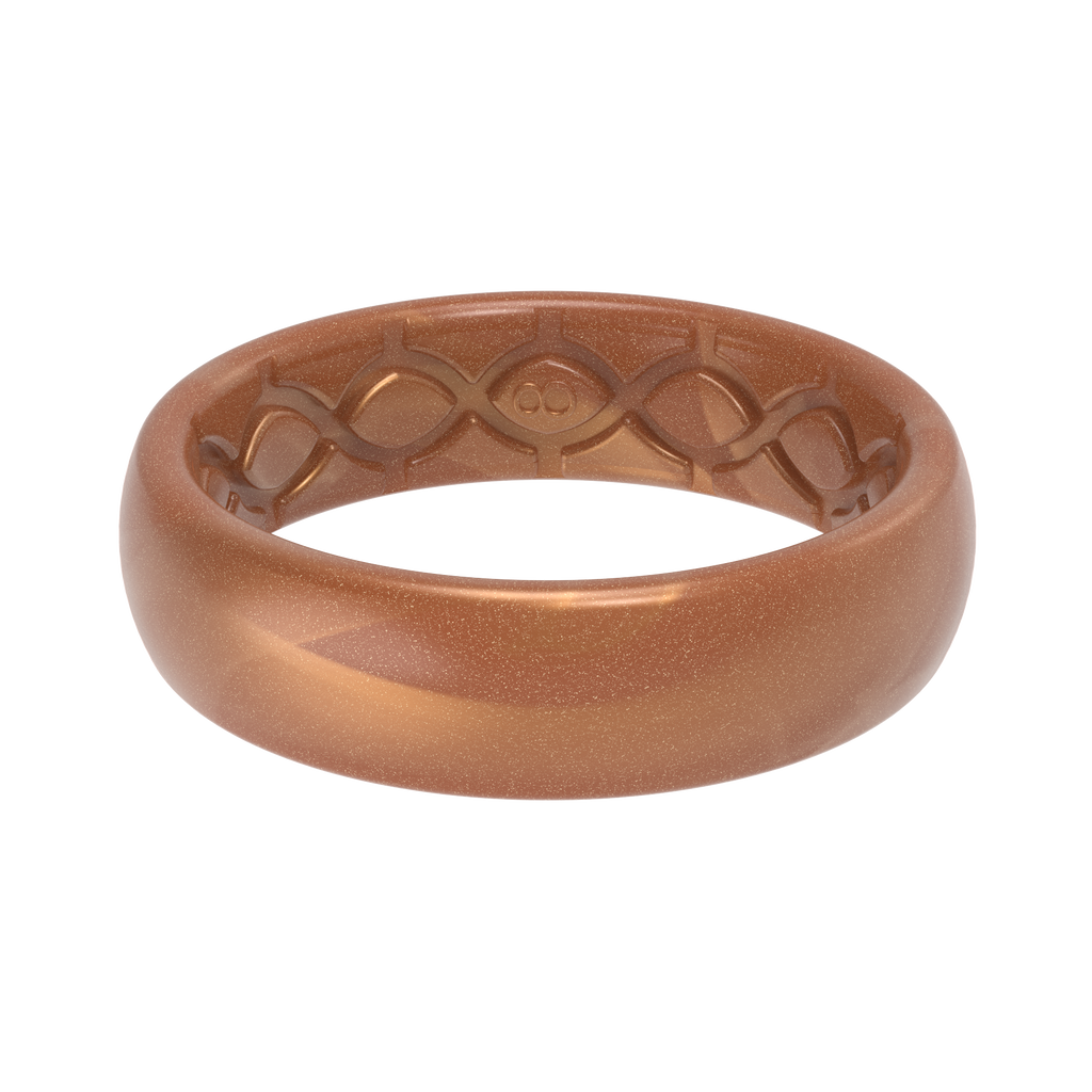 Our Original, Solid Copper Swirl Silicone Groove Ring | Groove Life
