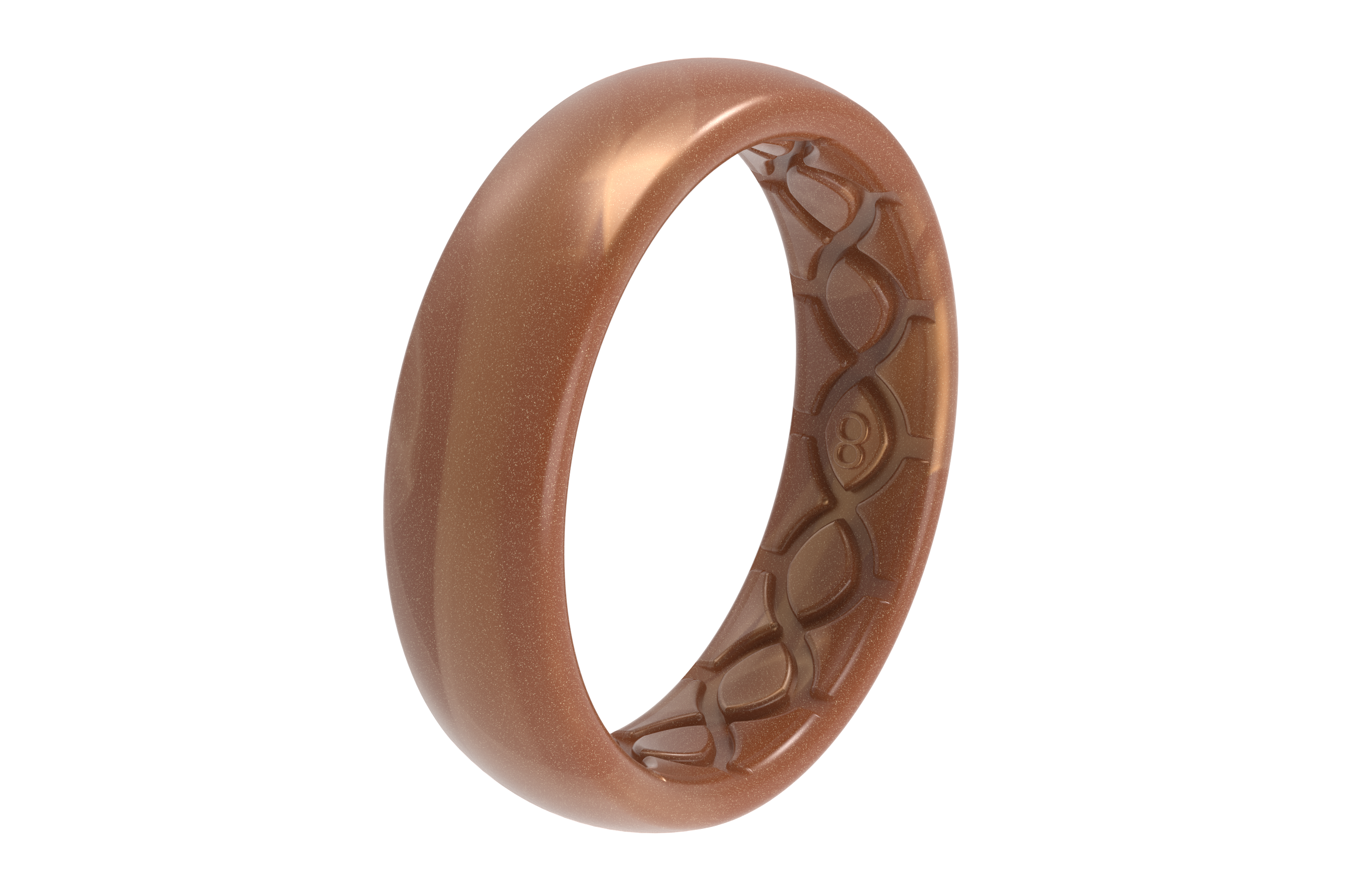 Solid Copper Thin Ring view 3