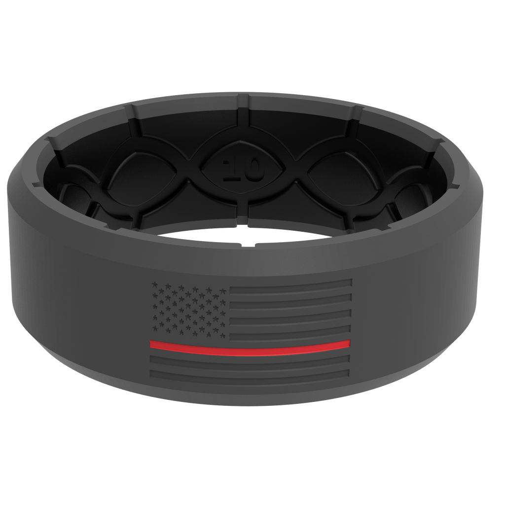 Zeus Edge Hero Red Line Deep Stone Grey Ring Groove Life