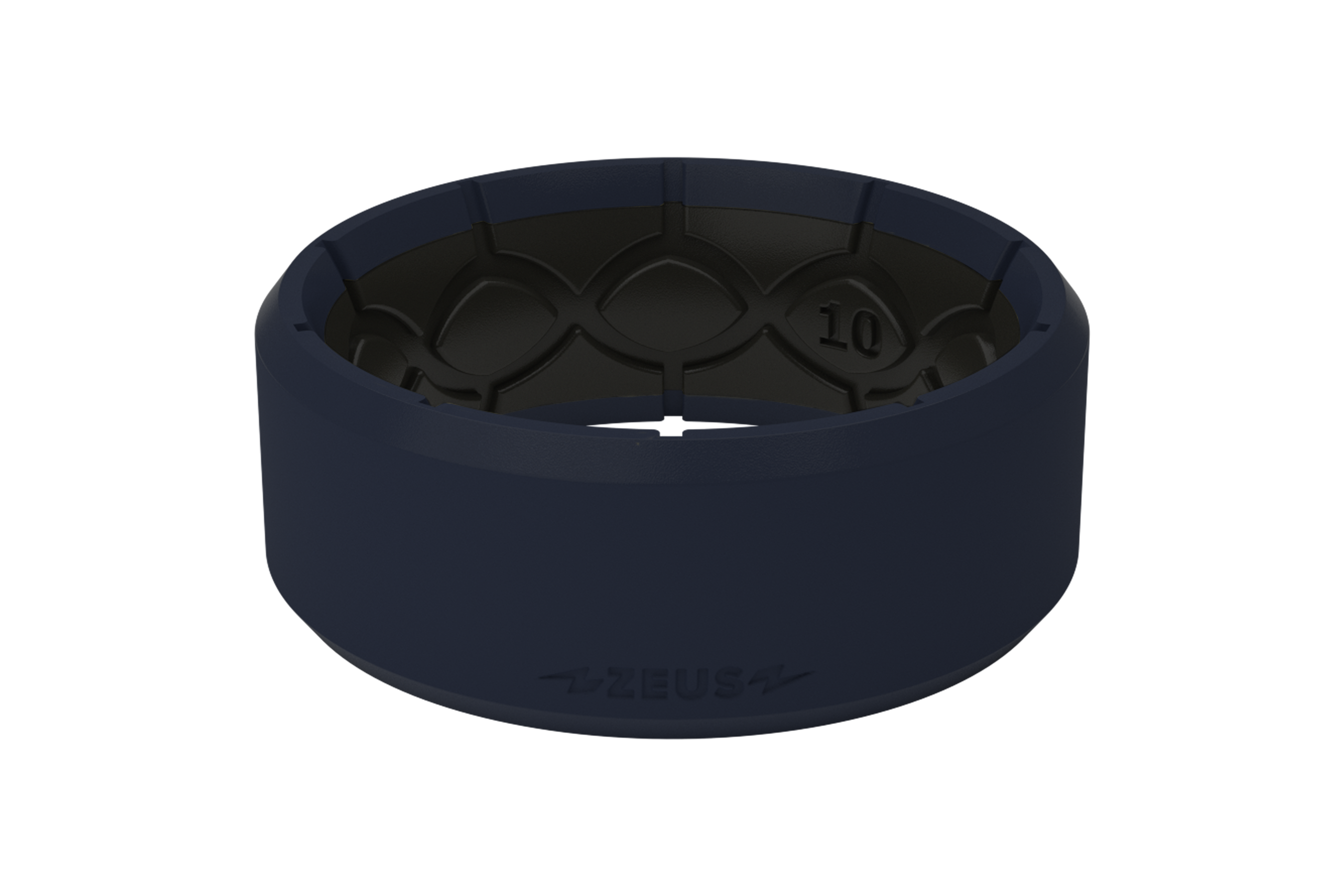 Zeus Edge Navy/Black viewed on its side viewed on its side