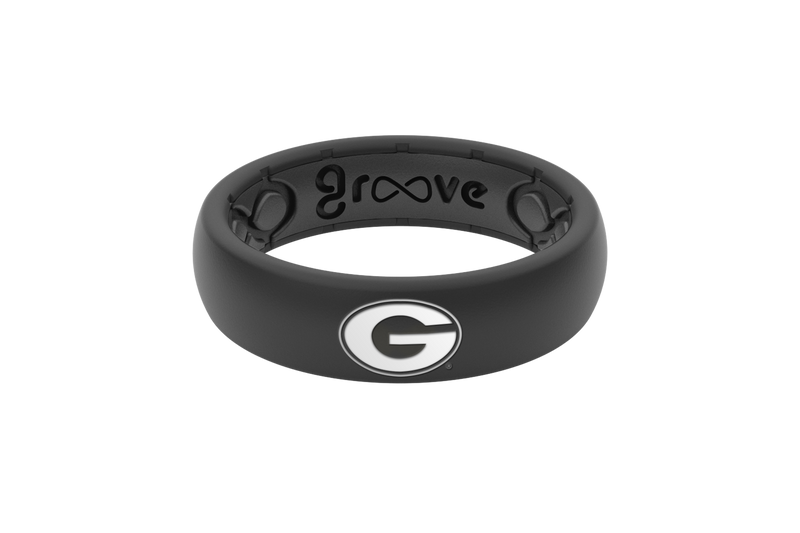 Georgia Collegiate Silicone Rings | Groove Life
