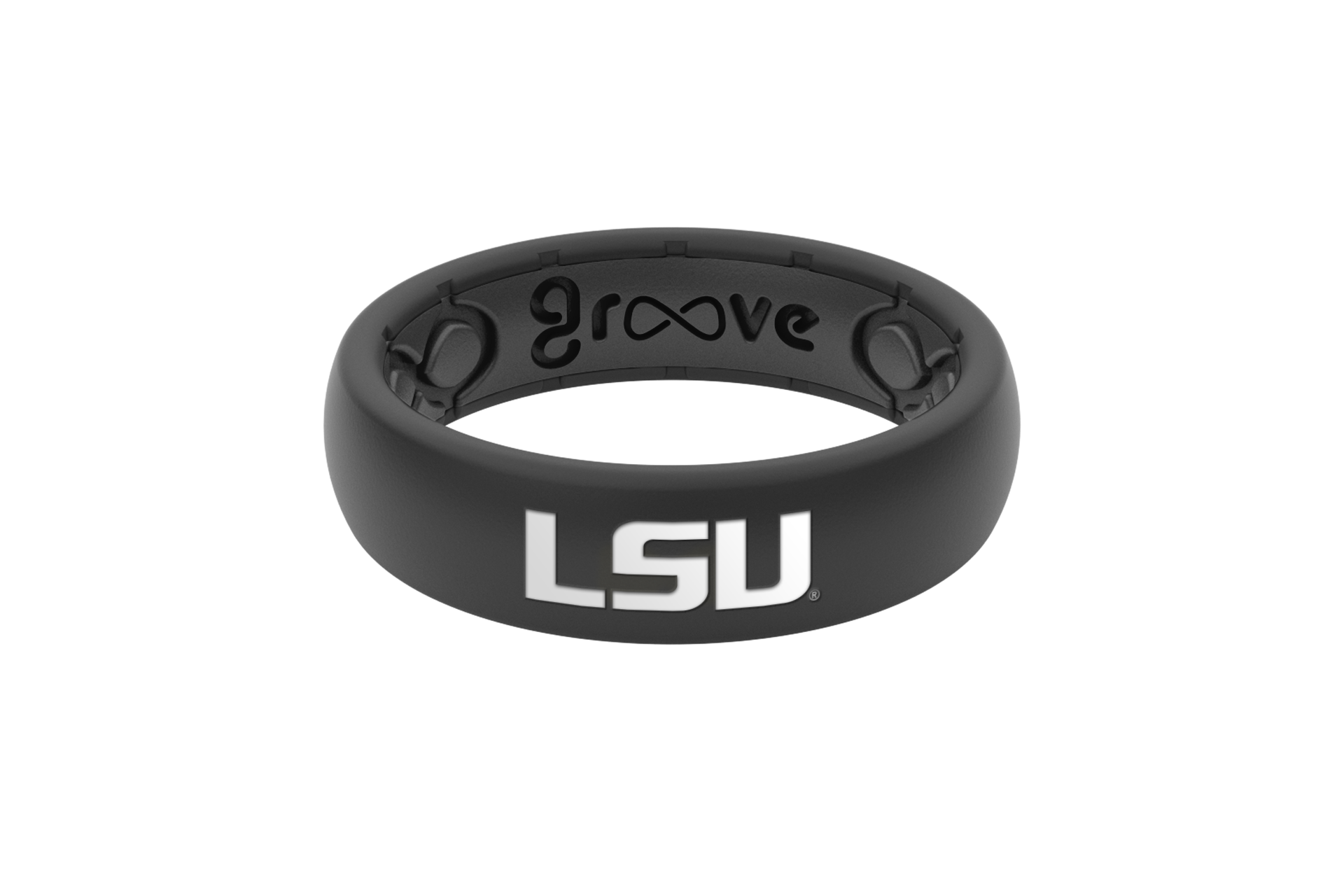 Thin College LSU Black Full  viewed front on