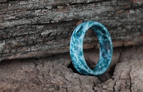 Water Camo Silicone Rings, Mossy Oak and Kryptek