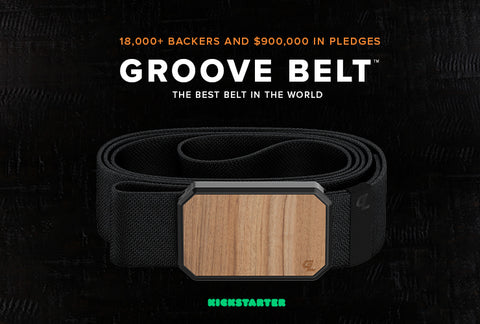 The Groove Belt by Groove Life: most comfortable men's belt