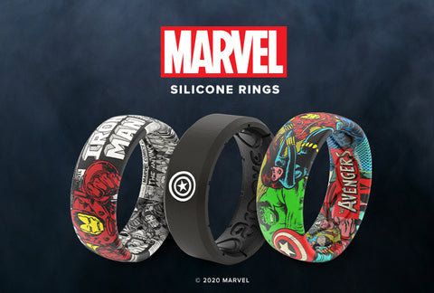Marvel Super Hero Silicone Rings