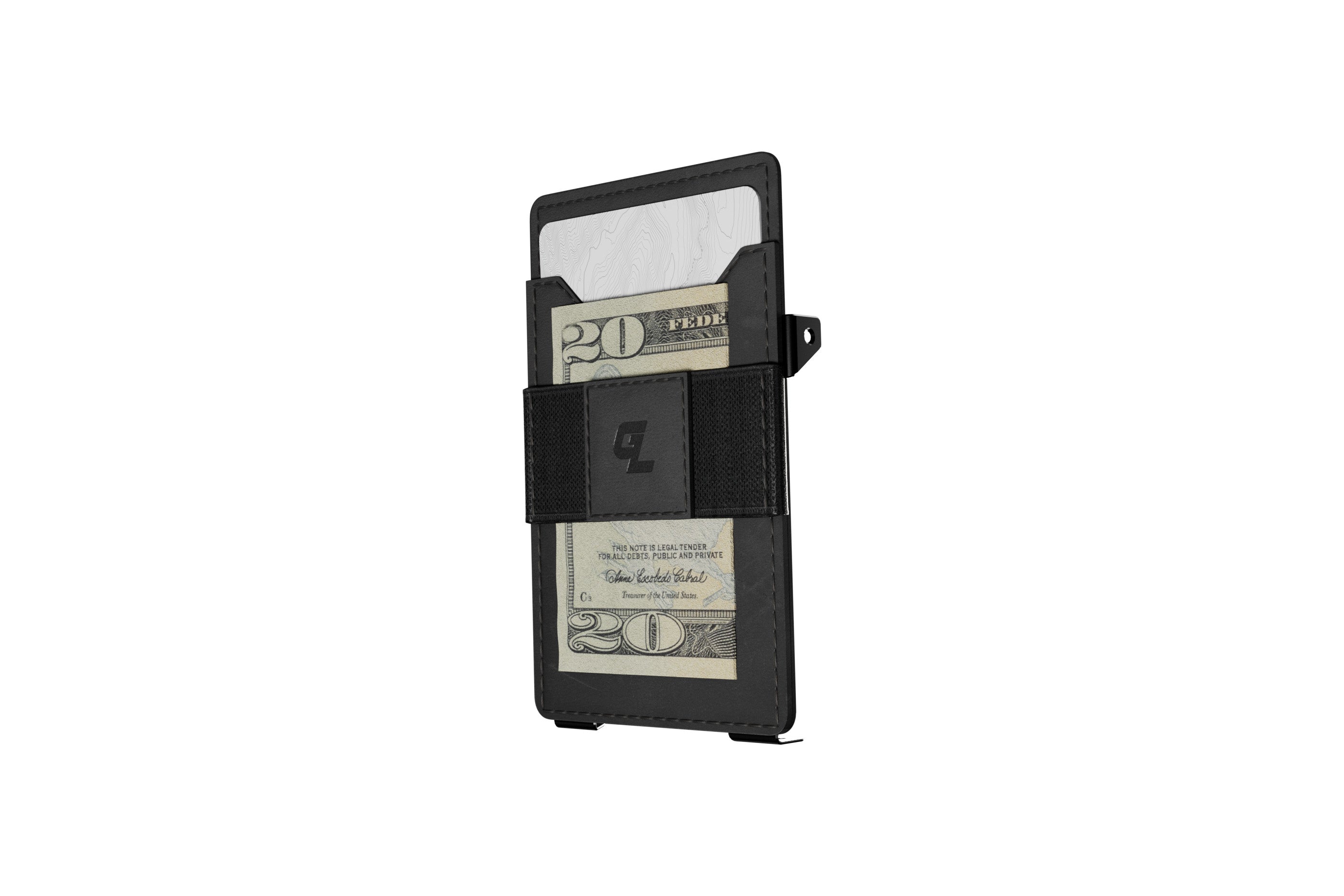 BLK Leather Wallet Attachment BLK Hardware