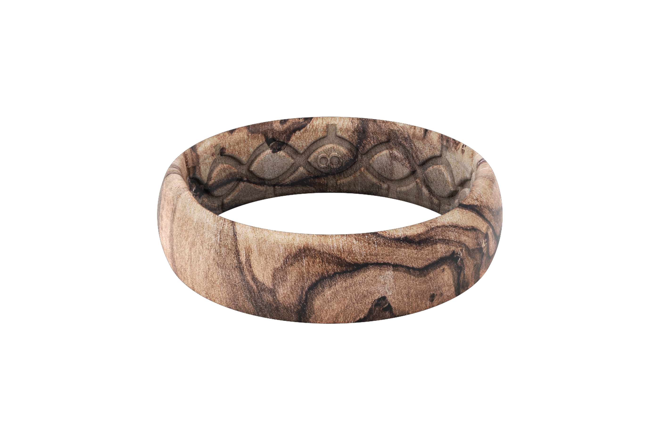 burled walnut thin ring front