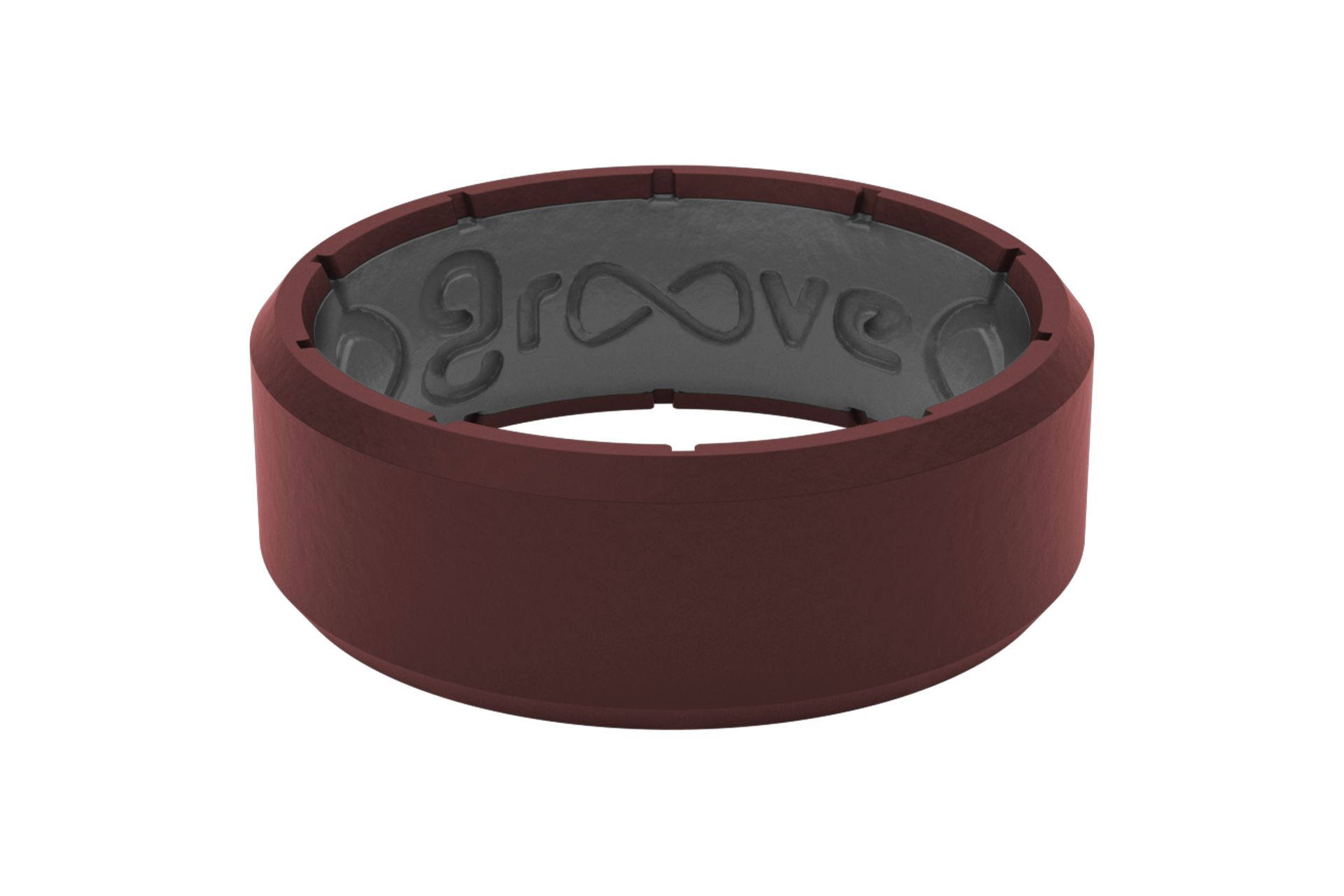 edge crimson ring front view PNG